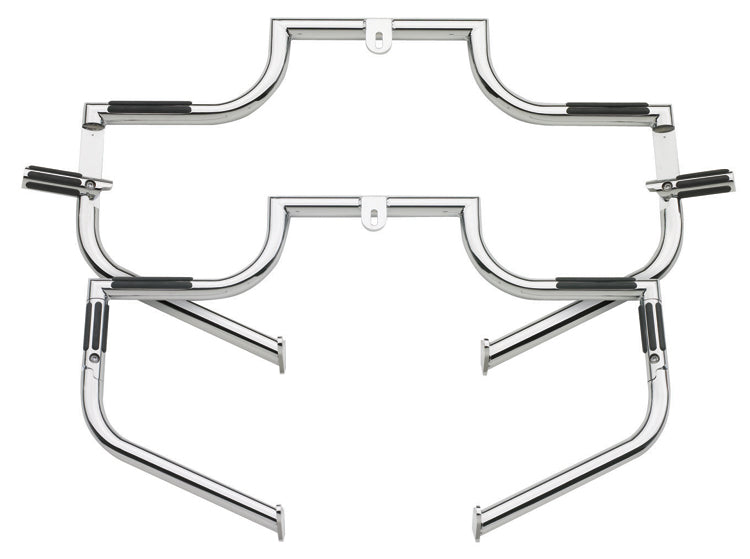Engine Guard Highway Bar Chrome Plated Fits 1997 / Later Touring FLHr (Except FLTr) Twinbar Style W / HDwr
