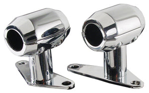 Removable Front Fender Mounts Fits .950" Front Sprngr Legs Chrome Plated