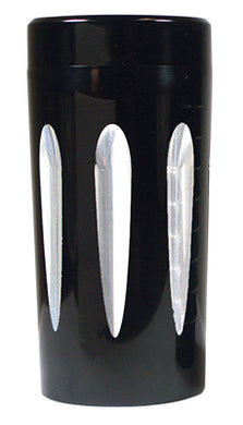 Fork Slider Covers Billet FL 49 / 84 FLT 80 / Later Flst 86 / Later Deep Cut Black W / Contrast Cut