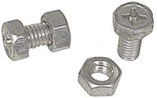 Battery Terminal Nut / Bolt Set Fits #12N7-4A Our #10035 Bty 6Mm X 7 / 16