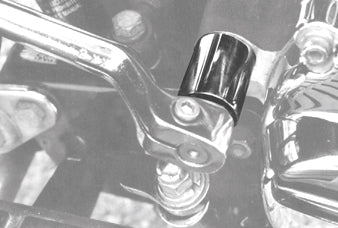 Shifter Anti-Rattle Kit Chrome FLT 84 / Later Heel / Shifter Removed W / Hardware & Instructions