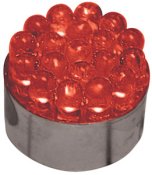 Led Bulb Red 12V 19 Led'S Turn Signal Or Marker Light Single Contact Replaces #1156 Base