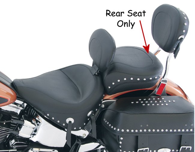 Mustang Rear Seat Studded Fits Softail 2008 / 2015 Recessed 14