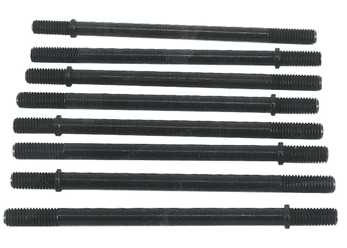 Cylinder Base Stud Set 8 Pcs Big Twin Evo L1985 / 1999 Alloy Steel Rpl HD 16837-85C Colony 9424-8