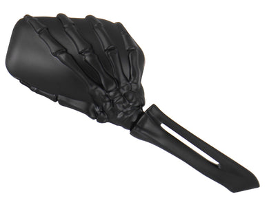 Skeleton Hand Mirrors Fits All Models Black Powder Coated