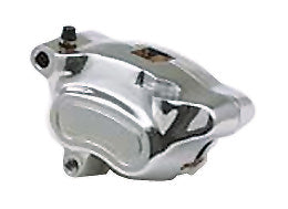 Brake Caliper Front OE Style Fits 2008-2014 Softail / Dyna Left Side Chrome Oem# 44046-08