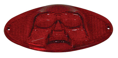 Skull Cateye Taillight Red / Red Skull Cat Eye Taillight With 4-1 / 2