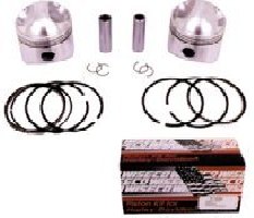 Pistons Wiseco 9.5:1 Std Bore Sh 1340Cc W / Pin Locks & Rings 3.497 Std Bore Hi Compression