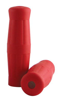 Handlebar Grips Nostalgic Style Fits Any Throttle With Exterior Cable Red
