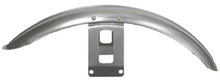 Load image into Gallery viewer, Ribbed Front Fender Wide Glide 80 / 05 W / 21&quot; Wheel Raw Fender Chrome Bracket