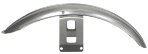 Ribbed Front Fender Wide Glide 80 / 05 W / 21" Wheel Raw Fender Chrome Bracket