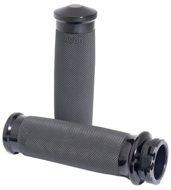 Hand Grips Custom Contour Black Anodized Any Model With Exterior Cables Cc-86-Ano