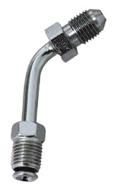 Brake Part Adapter Fitting 60 Degree Bend #3 Male W / If Black Goodridge #660-03Bk