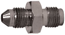 Brake Part Adapter Fitting #3 To 3 / 8-24 If Male Fitting Black Goodridge #10324-03Bk