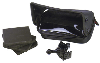 Gps / Smartphone Mount & Case Fits Larger Smartphones Water Resistant 7 1 / 4