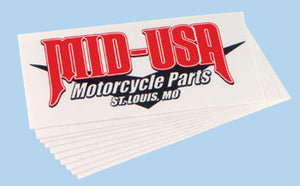 Sticker MID-USA 4-3 / 4" X 2-3 / 8" Used As A Window Or Bumper Sticker