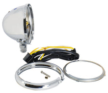 Load image into Gallery viewer, 4-1 / 2&quot; Headlight Shell Chrome Custom Use Includes Socket For Bulb