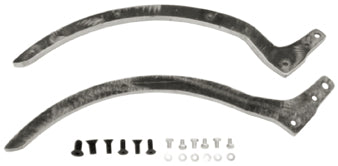 Rear Fender Support Curved Chrome 8.5