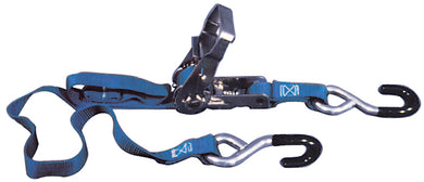 Tie Down Strap Blue Ratchet 1