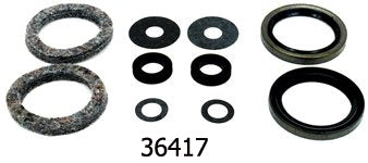 Front Fork Seals Complete Kit FL L77 / 84 FLT FLHt Fxwg 80 / 83 6 Pieces Replaces HD 45843-77
