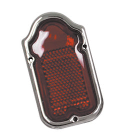 Taillight Lens Red Tombstone Big Twin 1974 / 1954 Plastic Replaces HD 68090-47T