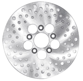 Brake Disc Drilled Stainless Steel 11.5"Od S / D Fr Big Twin Sportster 00 / L*9Ex Sprg) Replaces 44156-00 44136-00 R47006