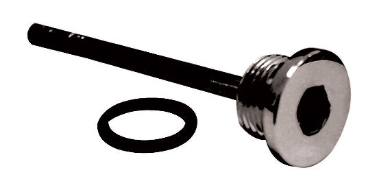 Transmission Fill Plug W / Dip Stick Chrome Plated Big Twin 5 Spd 87 / Later With Dip Stick Replaces HD 37075-87 Colony 9885-2