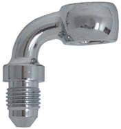 Brake Part Adapter Fitting 10Mm Banjo #3 Male 90 Degree Chrome Plated MFG# Pf10B90