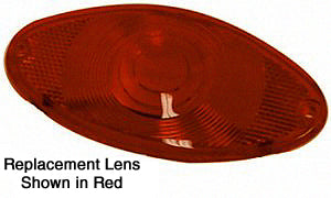 Taillight Lens Clear Cateye For Cateye Assemblies #11201 #11223 Clear Plastic