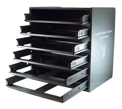 Tray Rack Large Scoop Metal 6 Drawer Rack Use To Hold Hardware #06587 / #06596 Black Mfg..303
