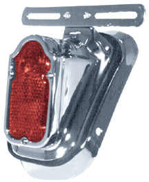 Taillight &Mount Tombstone Kit All Model W / FL Style Rear Fdr With 73 / 98 Tail Light Mount Cp