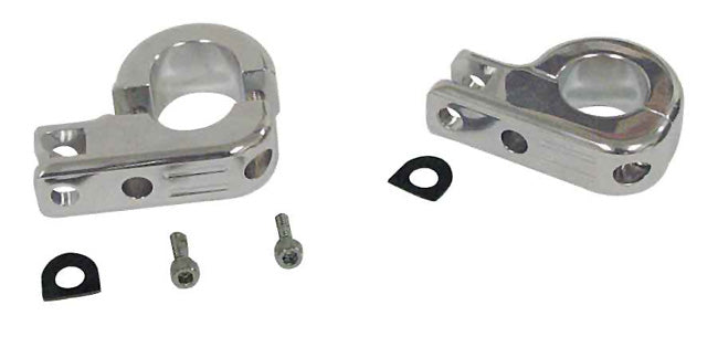 Hyw Bar Ft Mnt Billet Chrome Plated Fits 1-1 / 4