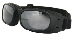 Piston Goggle Black Frame Smoke Reflective Lenses Bobster Eyewear Bpis01R