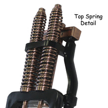 Load image into Gallery viewer, Springer Forks Black &amp; Copper Custom Applications -2&quot; Under Stock Length