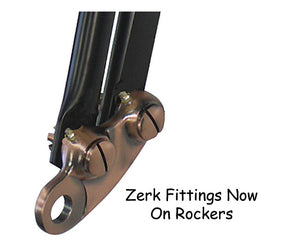 Springer Forks Black & Copper Custom Applications -2" Under Stock Length