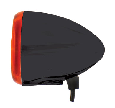 Mini Bullet Turn Signal Black Custom Use Amber Lens Replaces HD# 69474-07