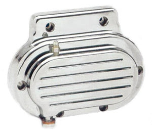 Hyd Clutch Transmission End Cover Chrome Plated Big Twin 5 Spd 87 / 04 Dyna 91 / 05 Ball Milled Billet Aluminum