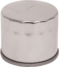 Oil Filter Paper Element Chrome Plated Big Twin 4 Spd L82 / 86(Except St)Sportster 1980 / Early 84 Replaces HD 63782-80T