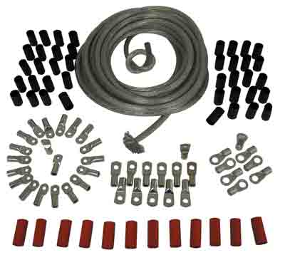 Bty Cable Builders Kit Cus Use W / 25Ft Clear Cable Heat Shrink 4 Gauge Tinned Copper..79-3303