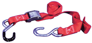 Tie Down Strap Red 1" Wide 5'6" Long For Big Bikes....Red 4 500 Lb Test MFG# 40888-10