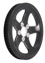 Load image into Gallery viewer, Rear Pulley 1&quot;Wide 68 Tooth Sportster 2007 / Later* Black Powder Coat W / High Lites