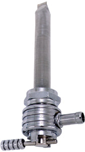 Fuel Valve Pingel Power-Flo Big Twin 75 / 93 Fl&FLT 94 Sportster 75 / 94 Chrome Round Finned 6311-Crf