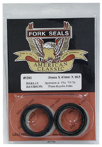 American Classic Fork Seal Kit FX Fxr Sportster 75 / 87 Showa 35Mm Rpl 45400-75 & 45387-83...9209