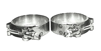 Exh Manifold Clamp Aircraft Ironhead Sportster 1957 / Later Stainless Steel ...... Tcs-200