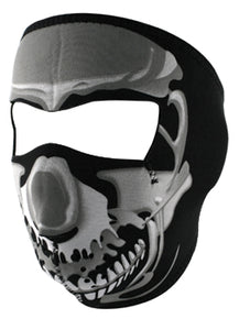 Neoprene Face Mask Chrome Skull Zanheadgear Wnfm023