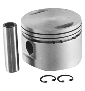 Piston Cast 8.5:1 +.005"Os Big Twin Evo 1340Cc W / Pin+Lock Rings 3-1 / 2"Std Bore Std Compression