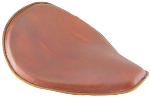 High Back Solo Seat Buckskin 12" Long X 9-1 / 2" Wide 1 / 2" Pad Leather Cover
