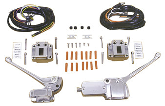 Handlebar Controls Black FL 72 / 81 FX XL 73 / 81 Black Without Switches