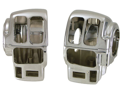 Handlebar Switch Housing Kit FLHt 96 / 13 FLHx 06 / 13 Rpls. HD 70223-96B Chrome