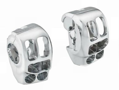 Switch Housing Handlebar Chrome Plated Fits Touring Model 2014 / Later Without Switches Set